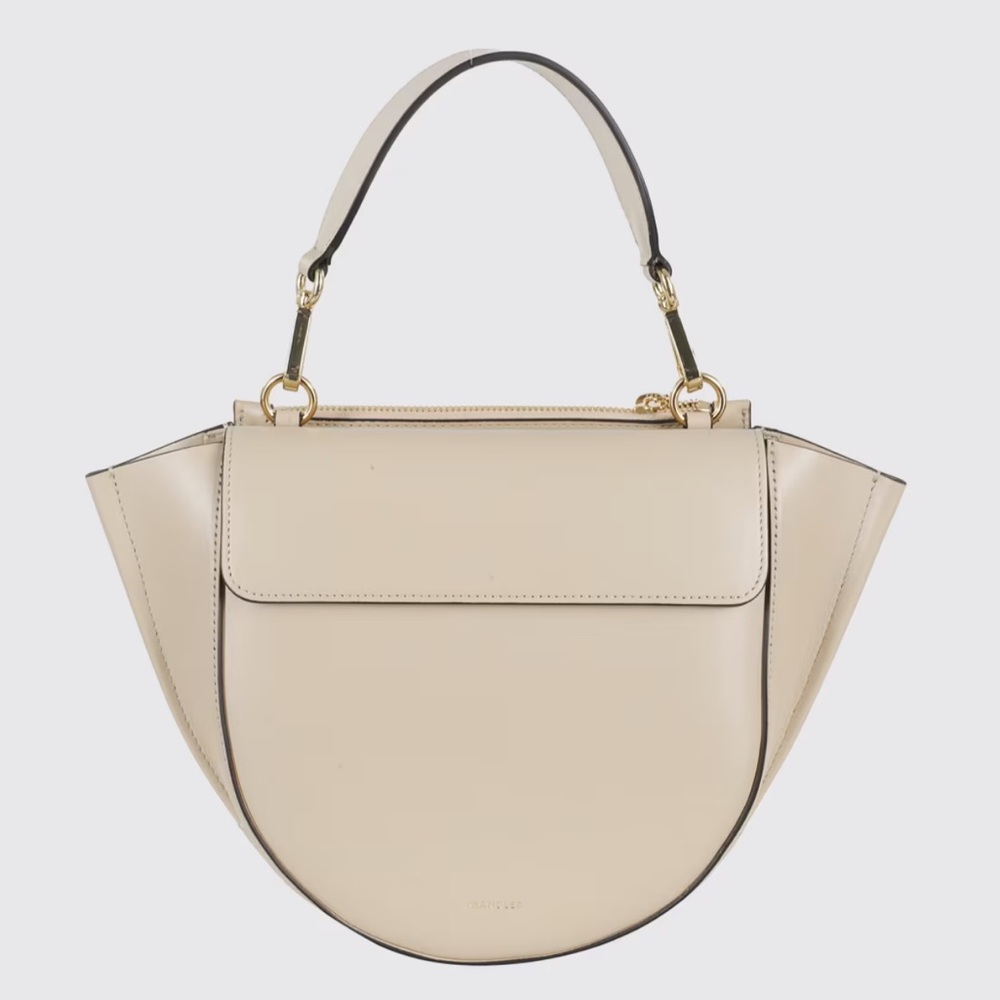 Wandler Leather Crossbody with Gold Hardware